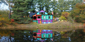 Психоделический дом в штате Нью-Йорк