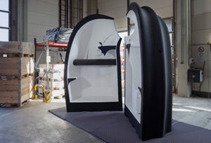 Мини-домик, напечатанный на 3D-принтере